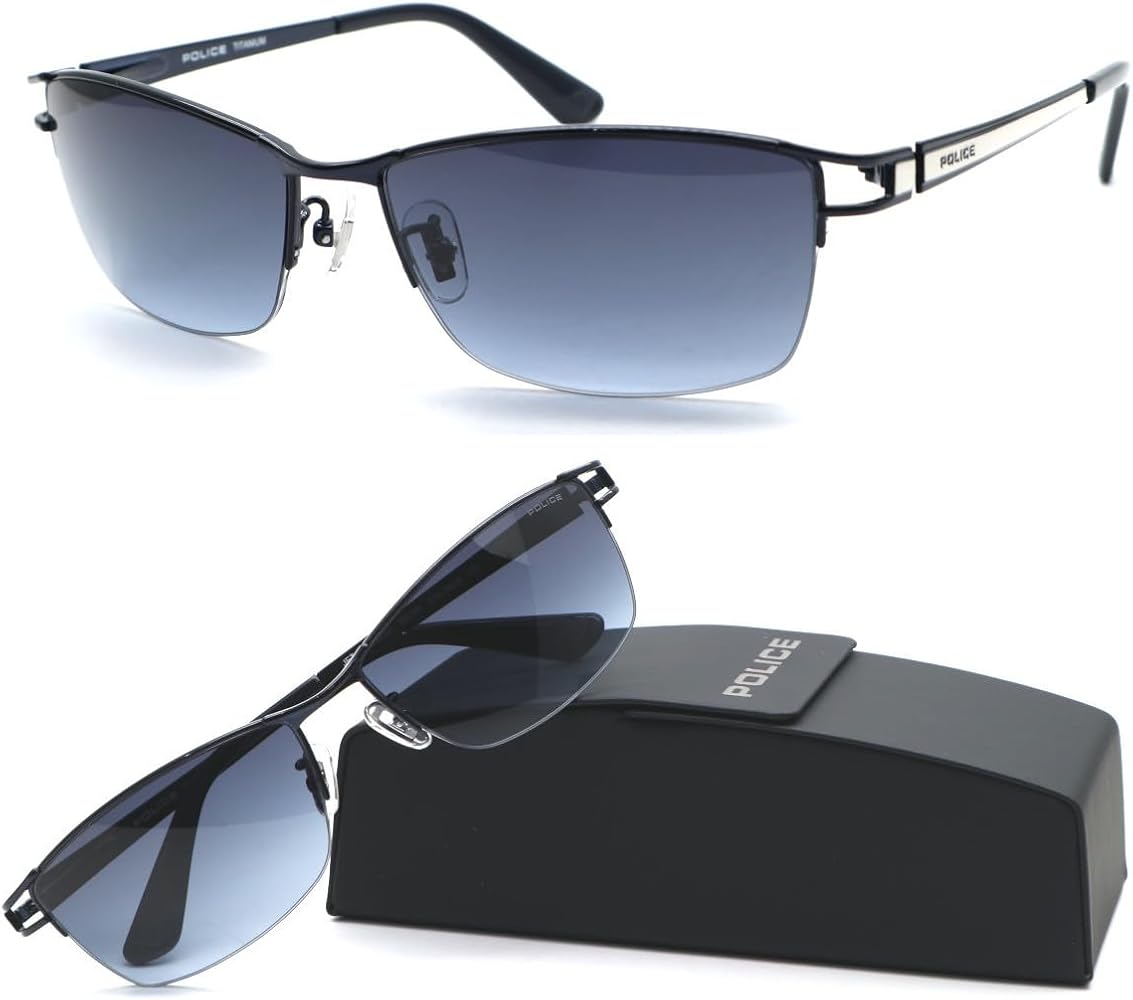 Amazon | 【POLICE】ポリス サングラス SPLQ03J col.0N28 【国内正規品